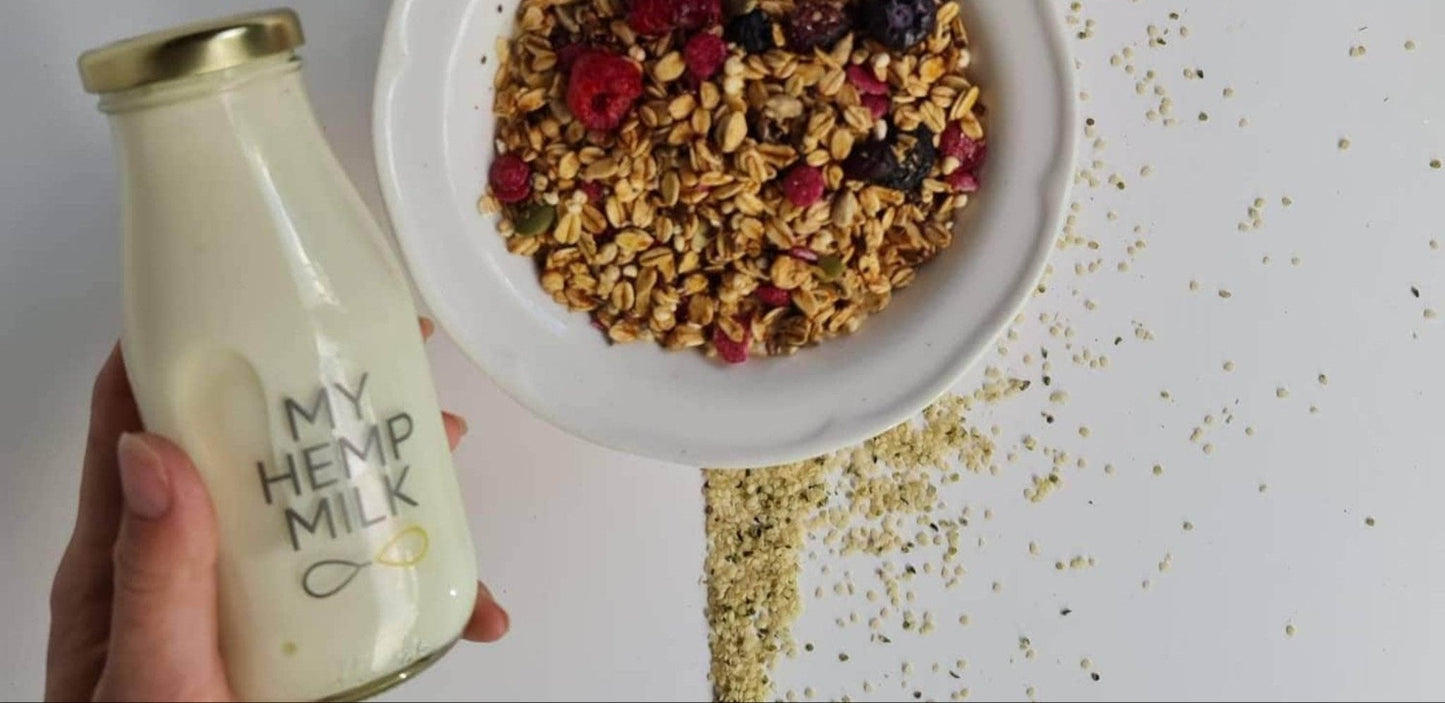 Creamy Vanilla Hemp Milk