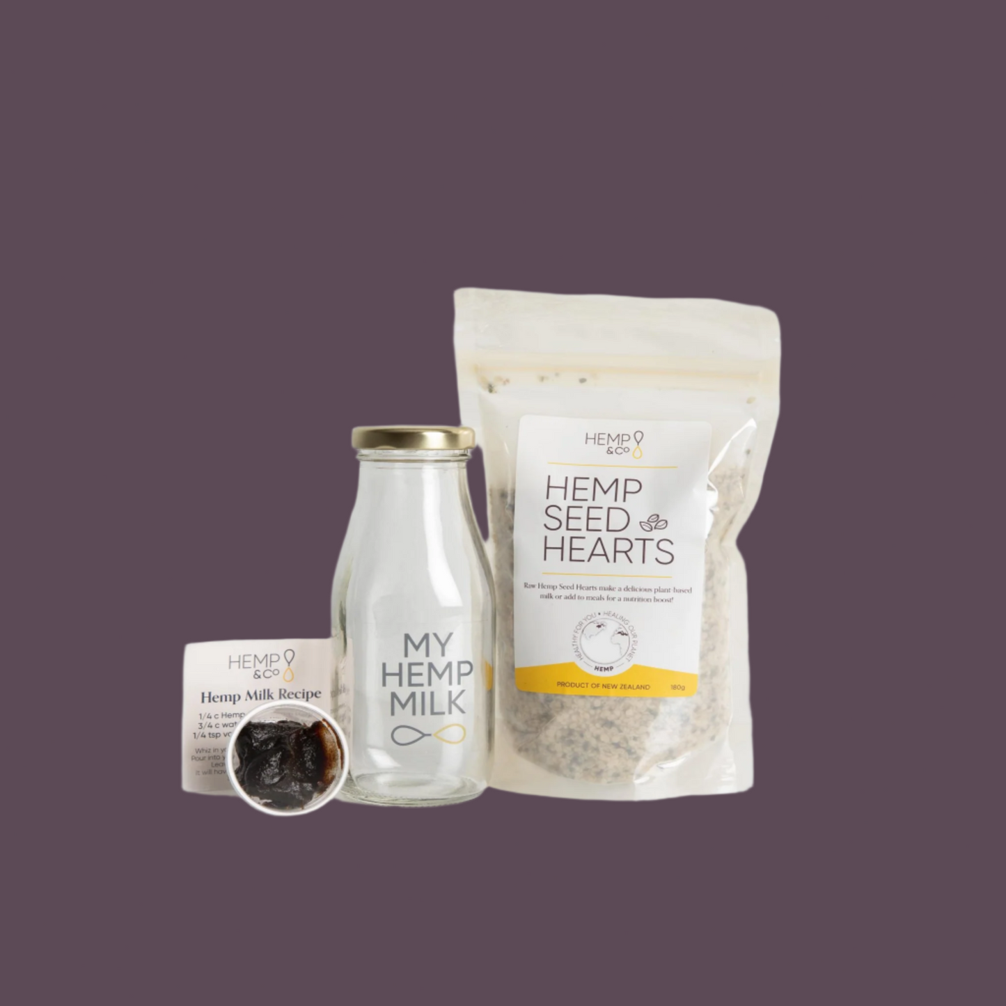 Creamy Vanilla Hemp Seed Milk Starter Kit